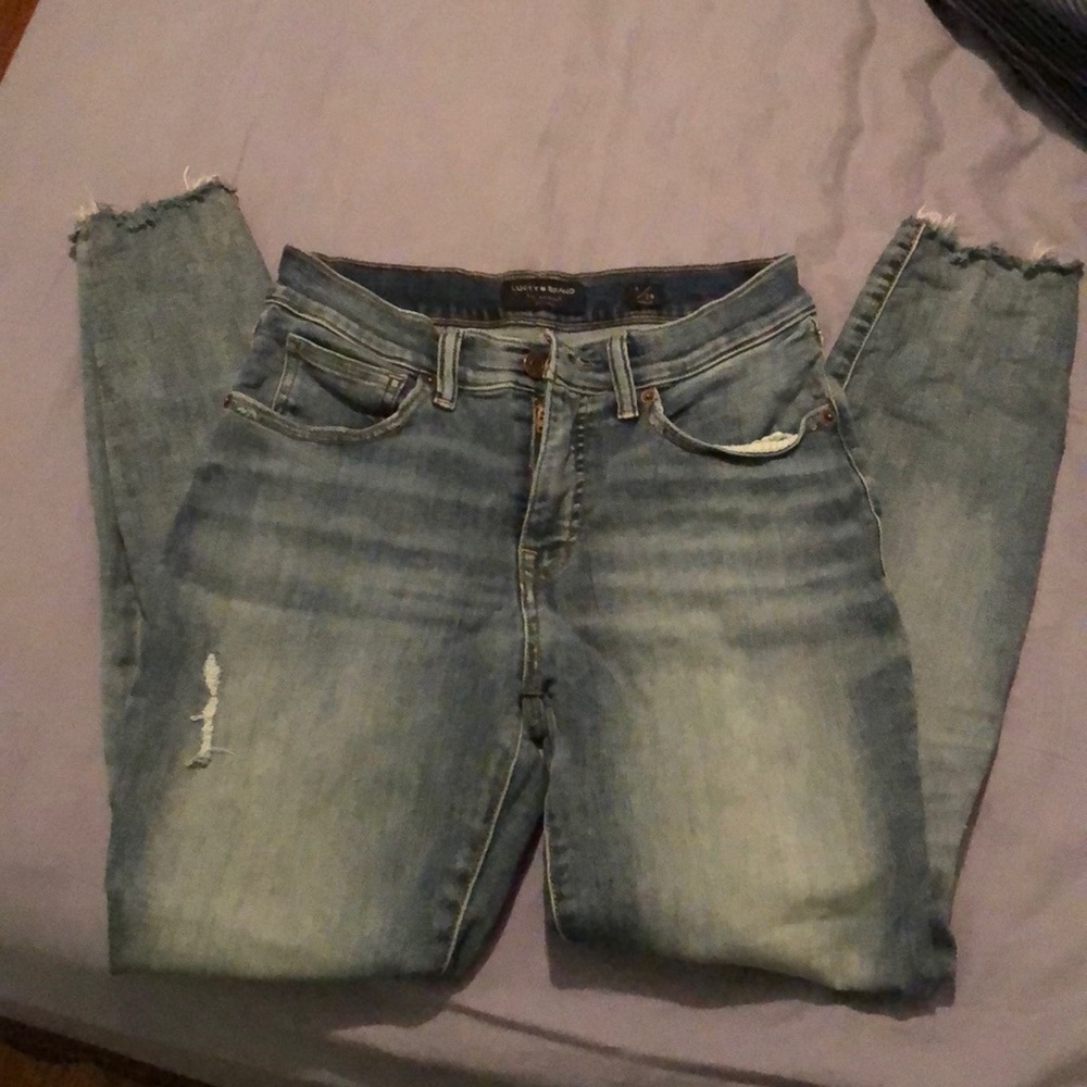 Lucky Brand Mid Rise Ava Skinny Jeans